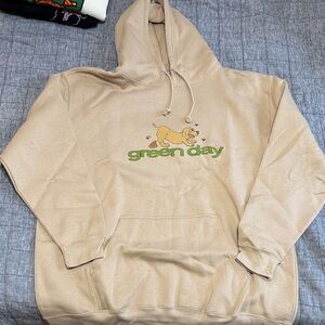Green Day Tan Dog Hoodie